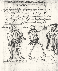 Действующие лица Диалога (из рукописи XVI века)